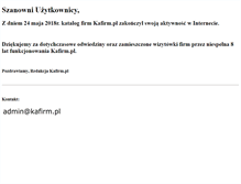 Tablet Screenshot of kafirm.pl